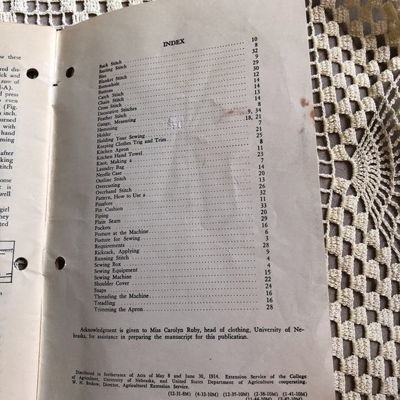 1947 Learning to SEW guide 4H - Picture 4 of 5